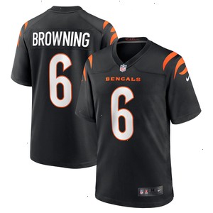 Jake Browning Cincinnati Bengals Nike Game Jersey - Black