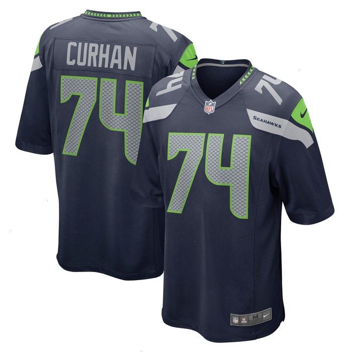 Jake Curhan Seattle Seahawks Nike Game Jersey - College Navy