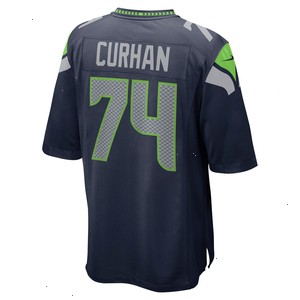 Jake Curhan Seattle Seahawks Nike Game Jersey - College Navy