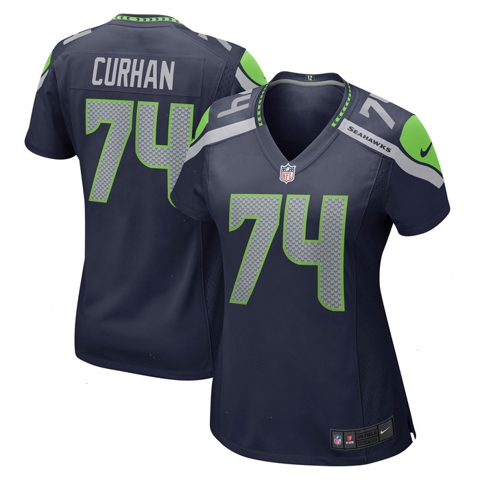 Jake Curhan Seattle Seahawks Nike Women's Game Jersey - College Navy