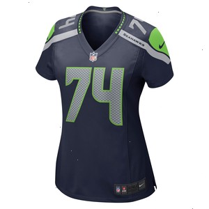 Jake Curhan Seattle Seahawks Nike Women's Game Jersey - College Navy