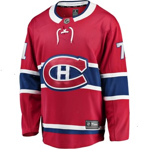 Jake Evans Montreal Canadiens Fanatics Branded Home Breakaway Player Jersey - Red