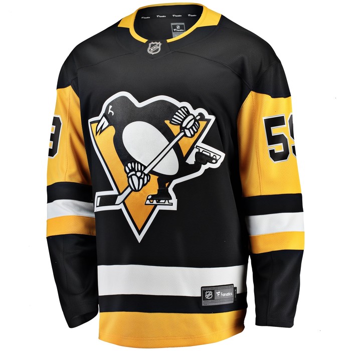 Jake Guentzel Pittsburgh Penguins Fanatics Branded Home Premier Breakaway Player Jersey - Black