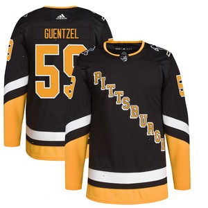 Jake Guentzel Pittsburgh Penguins adidas Alternate Primegreen Authentic Pro Player Jersey - Black