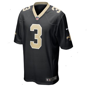 Jake Haener New Orleans Saints Nike Team Game Jersey - Black