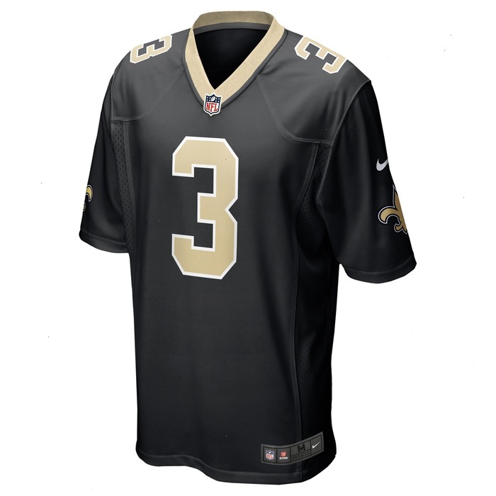 Jake Haener New Orleans Saints Nike Team Game Jersey - Black