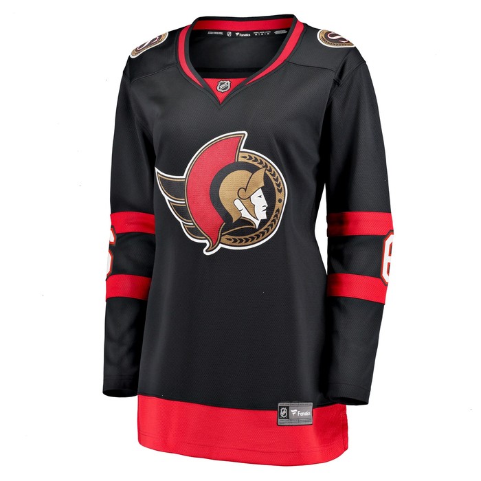 Jakob Chychrun Ottawa Senators Women's Fanatics Branded Home Breakaway Jersey - Black