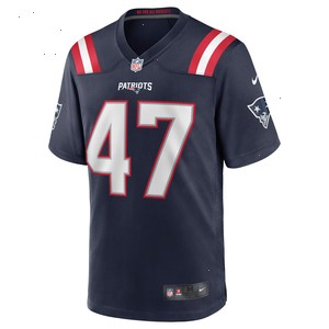 Jakob Johnson New England Patriots Nike Game Jersey - Navy