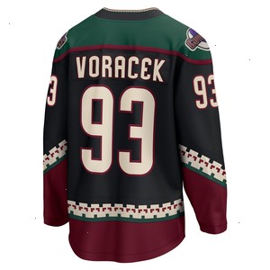 Jakub Voracek Arizona Coyotes Fanatics Branded Home Breakaway Jersey - Black