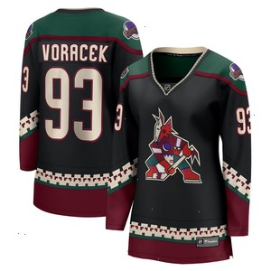 Jakub Voracek Arizona Coyotes Women's Fanatics Branded Home Breakaway Jersey - Black