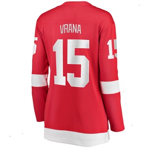 Jakub Vrana Detroit Red Wings Fanatics Branded Women's 2017/18 Home Breakaway Jersey - Red