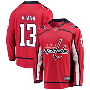 Jakub Vrana Washington Capitals Fanatics Branded Home Breakaway Player Jersey - Red