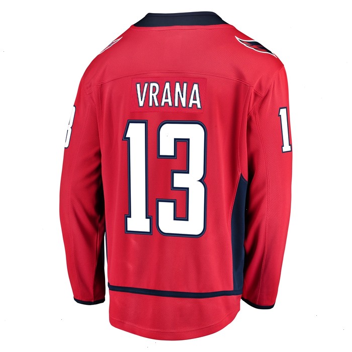 Jakub Vrana Washington Capitals Fanatics Branded Home Breakaway Player Jersey - Red