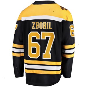 Jakub Zboril Boston Bruins Fanatics Branded Home Breakaway Player Jersey - Black