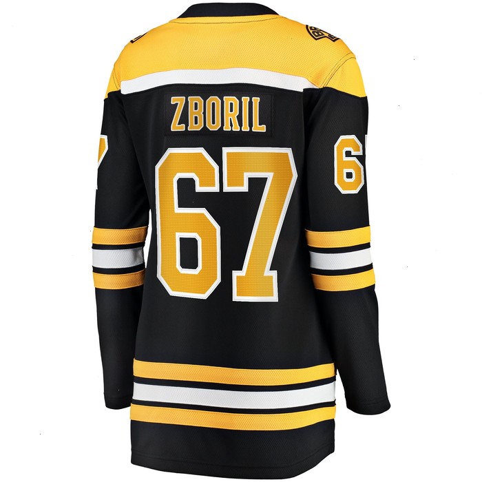 Jakub Zboril Boston Bruins Fanatics Branded Women's Home Breakaway Player Jersey - Black