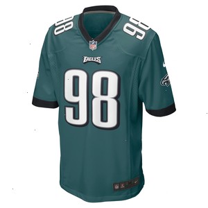 Jalen Carter Philadelphia Eagles Nike 2023 NFL Draft First Round Pick Game Jersey - Midnight Green