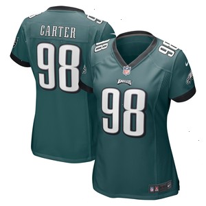 Jalen Carter Philadelphia Eagles Nike Women's 2023 NFL Draft First Round Pick Game Jersey - Midnight Green