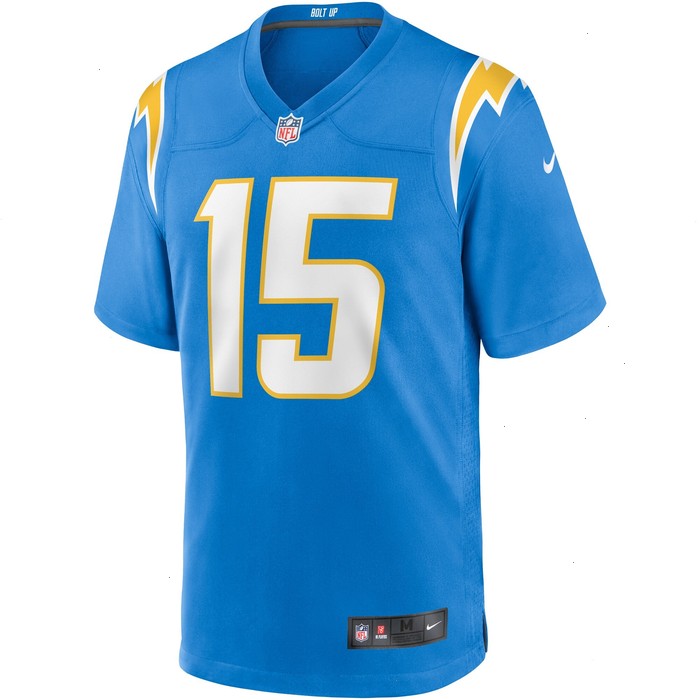 Jalen Guyton Los Angeles Chargers Nike Game Player Jersey - Powder Blue