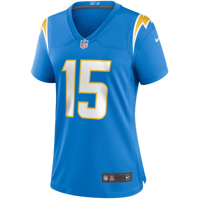 Jalen Guyton Los Angeles Chargers Nike Women's Player Game Jersey - Powder Blue