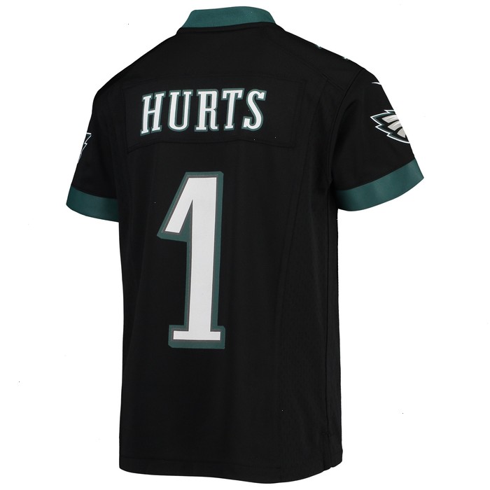 Jalen Hurts Philadelphia Eagles Nike Youth Game Jersey - Black