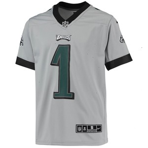 Jalen Hurts Philadelphia Eagles Nike Youth Inverted Team Game Jersey - Silver