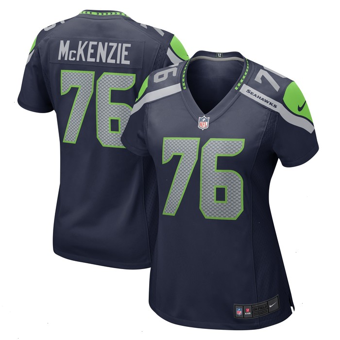 Jalen McKenzie Seattle Seahawks Nike Women's Home Game Player Jersey - College Navy