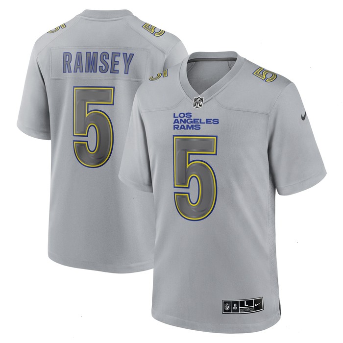 Jalen Ramsey Los Angeles Rams Nike Atmosphere Fashion Game Jersey - Gray