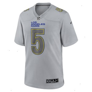 Jalen Ramsey Los Angeles Rams Nike Atmosphere Fashion Game Jersey - Gray