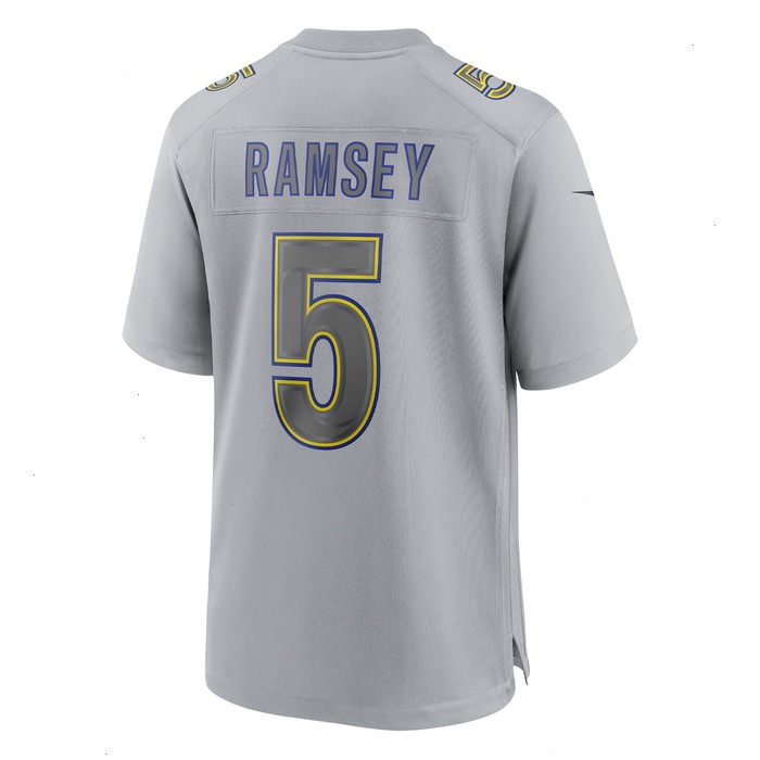 Jalen Ramsey Los Angeles Rams Nike Atmosphere Fashion Game Jersey - Gray