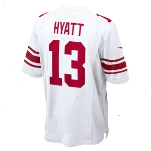 Jalin Hyatt New York Giants Nike Game Jersey - White