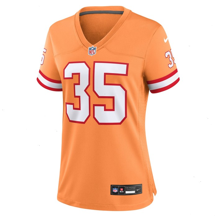 Jamel Dean Tampa Bay Buccaneers Nike Women's Throwback Game Jersey - Orange