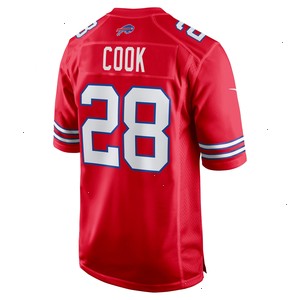 James Cook Buffalo Bills Nike Alternate Game Jersey - Red