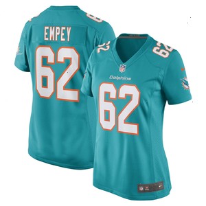 James Empey Miami Dolphins Nike Women's Game Player Jersey - Aqua