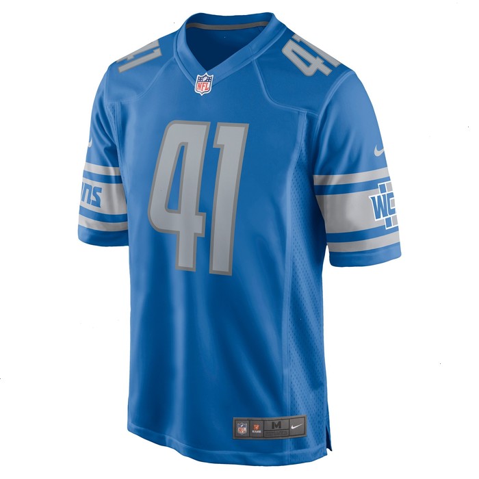 James Houston Detroit Lions Nike Game Jersey - Blue