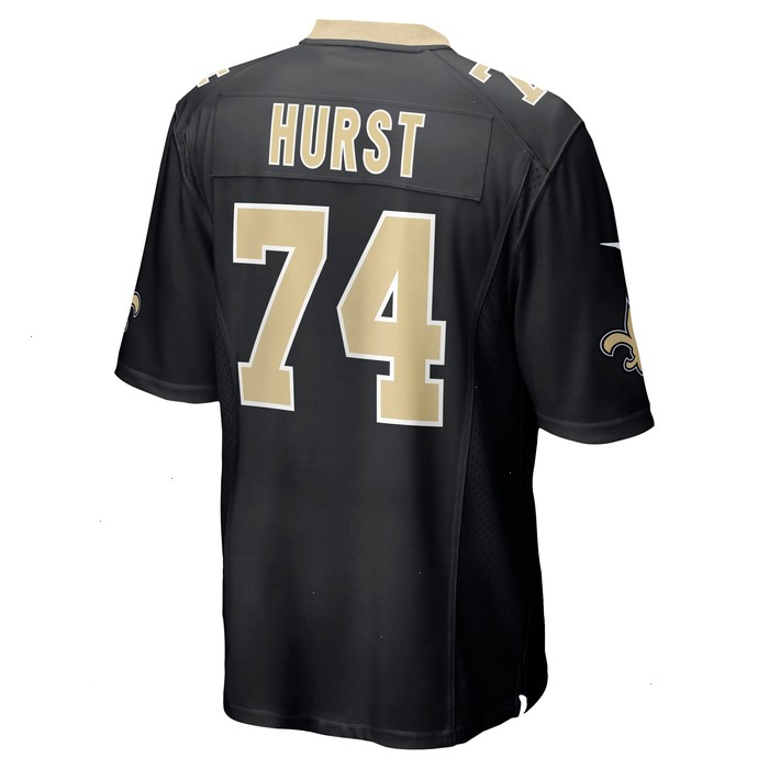 James Hurst New Orleans Saints Nike Game Jersey - Black