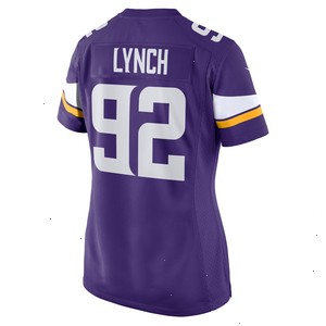 James Lynch Minnesota Vikings Nike Women's Game Player Jersey - Purple