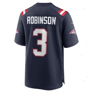 James Robinson New England Patriots Nike Game Player Jersey - Navy