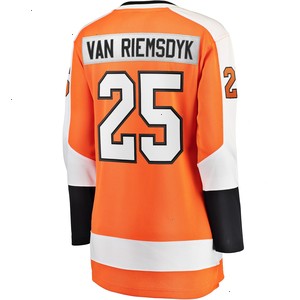 James van Riemsdyk Philadelphia Flyers Fanatics Branded Women's Home Breakaway Player Jersey - Orange