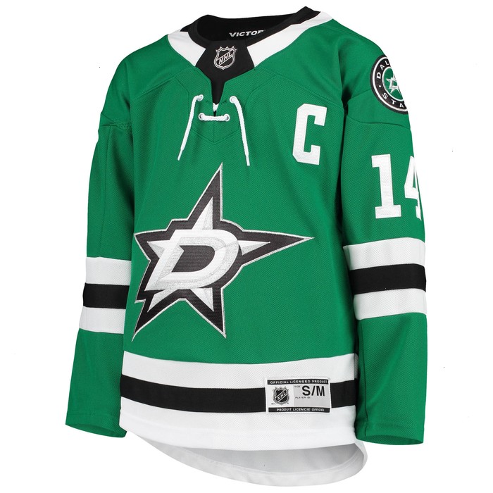 Jamie Benn Dallas Stars Youth Home Premier Player Jersey - Kelly Green