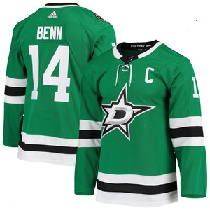 Jamie Benn Dallas Stars adidas Home Primegreen Authentic Pro Player Jersey - Kelly Green