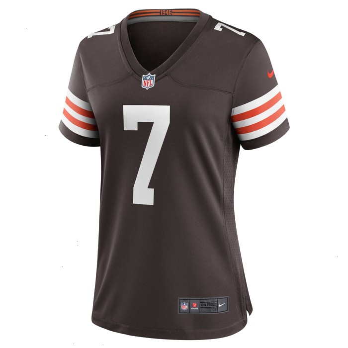 Jamie Gillan Cleveland Browns Nike Women's Game Jersey - Brown