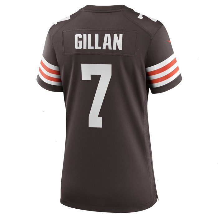 Jamie Gillan Cleveland Browns Nike Women's Game Jersey - Brown