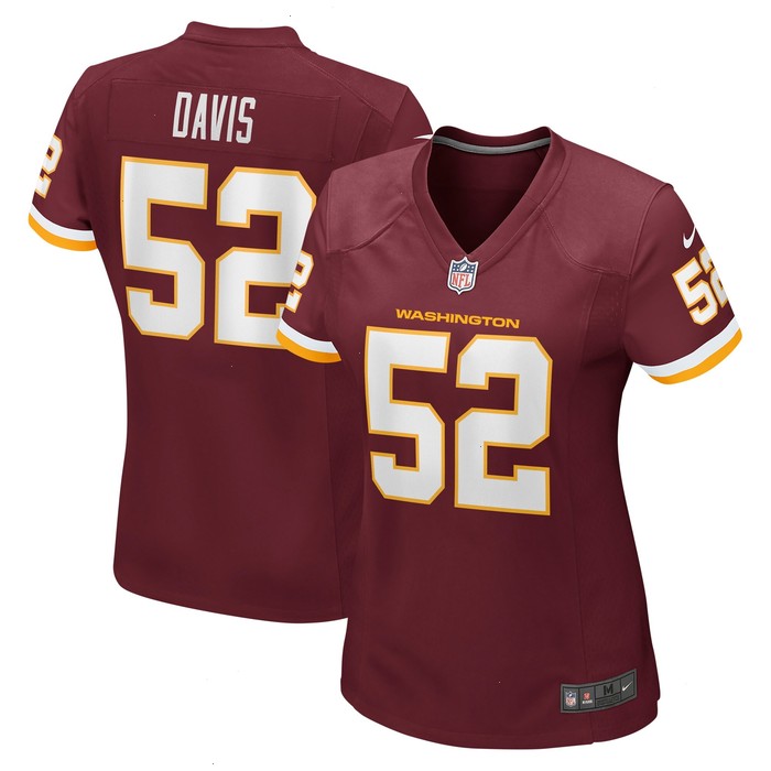 Jamin Davis Washington Football Team Nike Women's Player Game Jersey - Burgundy