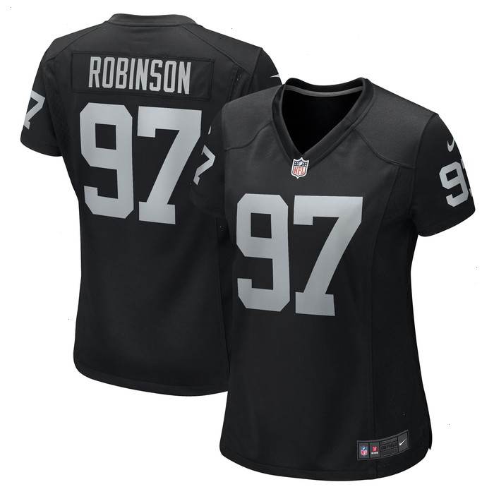 Janarius Robinson Las Vegas Raiders Nike Women's Team Game Jersey - Black