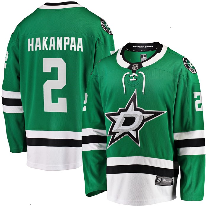 Jani Hakanpaa Dallas Stars Fanatics Branded Home Breakaway Player Jersey - Kelly Green