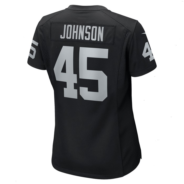 Jaquan Johnson Las Vegas Raiders Nike Women's Game Player Jersey - Black