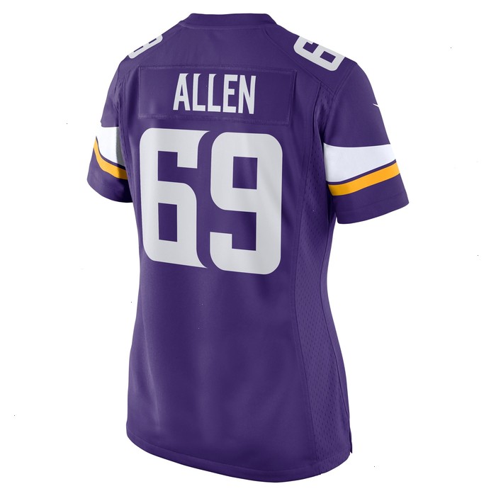 Jared Allen Minnesota Vikings Women's Nike Retired Player Game Jersey - Purple