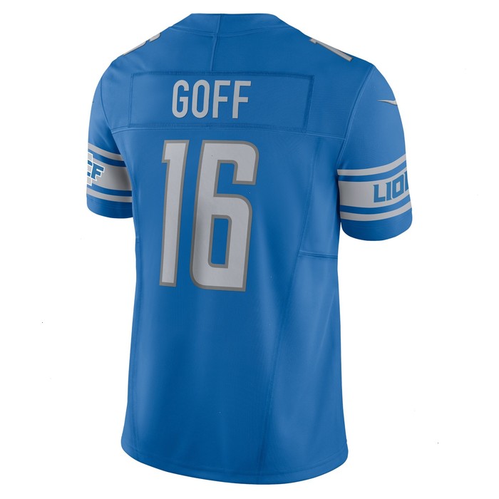 Jared Goff Detroit Lions Nike Vapor F.U.S.E. Limited Jersey - Blue