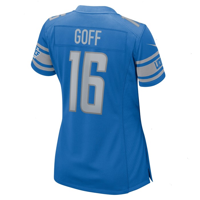 Jared Goff Detroit Lions Nike Women's Game Jersey - Blue