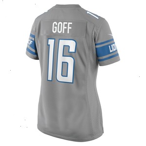 Jared Goff Detroit Lions Nike Women's Game Jersey - Silver